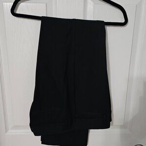 Express Women’s Dress Pants Black Textured Trousers Size 10R Work